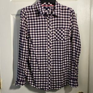 Tommy Hilfiger Button Down Checkered Flannel, Medium